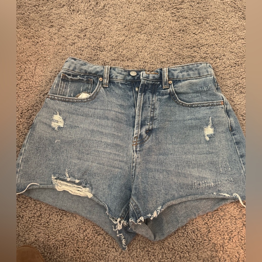 Denim Distressed Women's Shorts